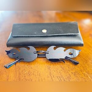 SHEIN Black Flame Sunglasses